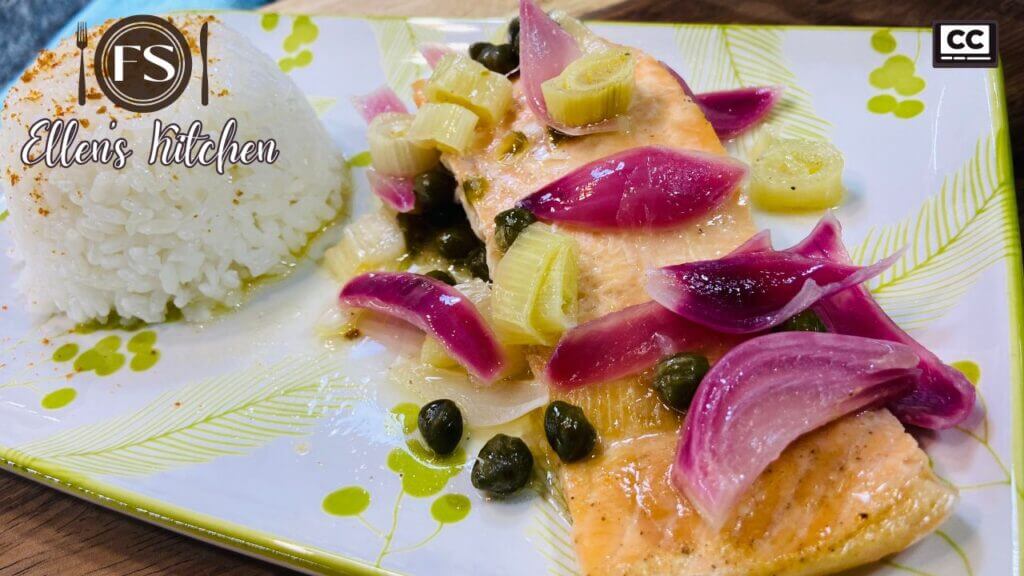 Baked Salmon with Orange Juice 